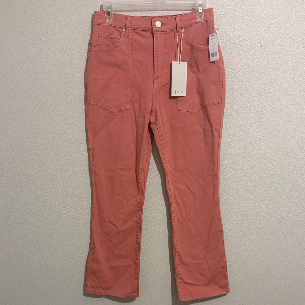 Joie Coral Cropped Flare Jeans High Rise Stretch Denim NWT
